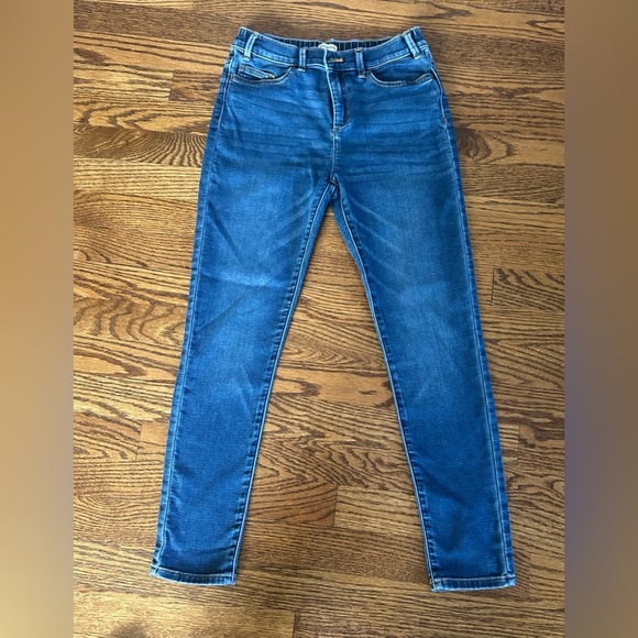 Crewcuts Girls Medium Wash Stretch Skinny Jeans Classic Five-Pocket Size 12 - Picture 2 of 4